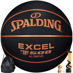 Spalding Excel TF-500 Indoor-Outdoor Basketball(black)