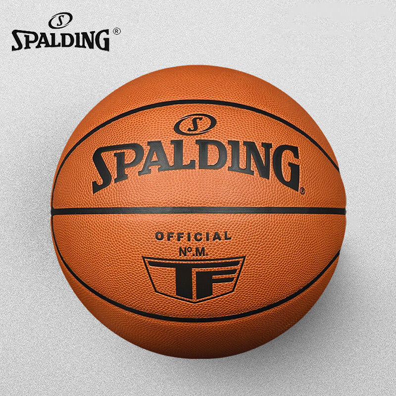 Spalding 77-015Y Indoor game leather basketball