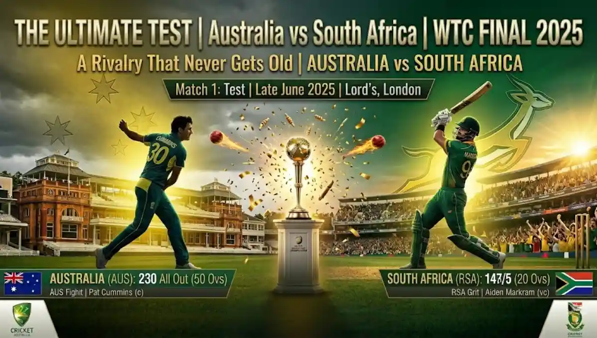 Australian men’s cricket team vs South Africa national cricket team match scorecard