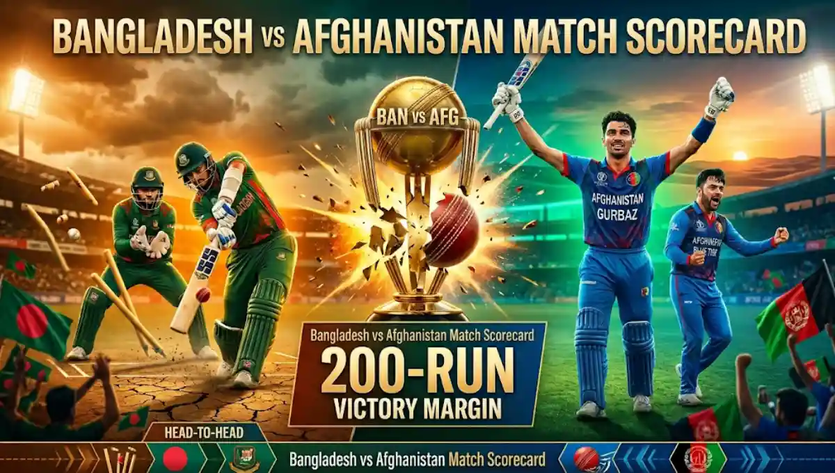 Bangladesh National Cricket Team vs Afghanistan National Cricket Team match scorecard