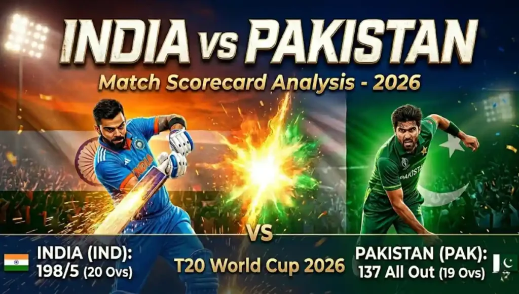 India National Cricket Team vs Pakistan National Cricket Team match scorecard