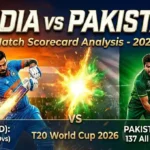 India National Cricket Team vs Pakistan National Cricket Team match scorecard