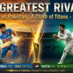 India national cricket team vs Pakistan national cricket team timeline