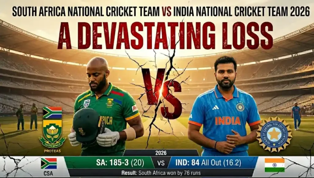 India national cricket team vs South Africa national cricket team match scorecard