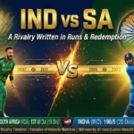 India national cricket team vs South Africa national cricket team timeline