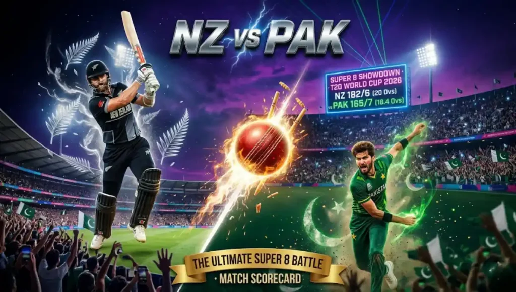 New Zealand national cricket team vs Pakistan national cricket team match scorecard