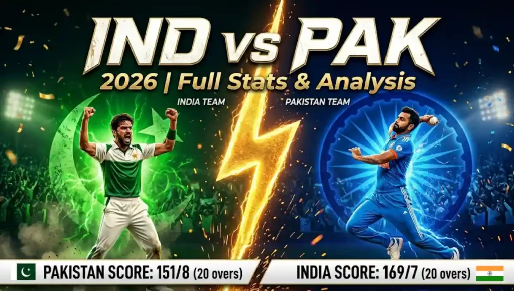 Pakistan national cricket team vs India national cricket team match scorecard