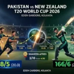 Pakistan national cricket team vs New Zealand national cricket team match scorecard