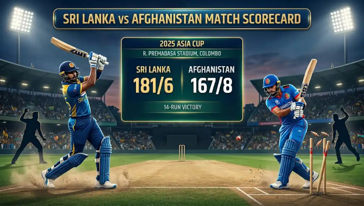 Sri Lanka national cricket team vs Afghanistan national cricket team match scorecard