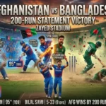 afghanistan national cricket team vs bangladesh national cricket team match scorecard