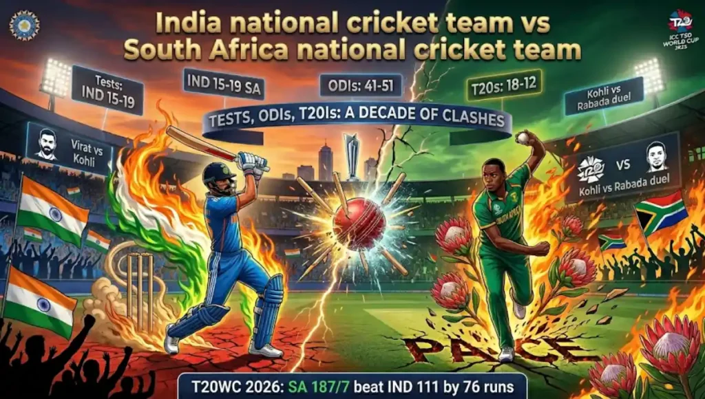 india national cricket team vs south africa national cricket team