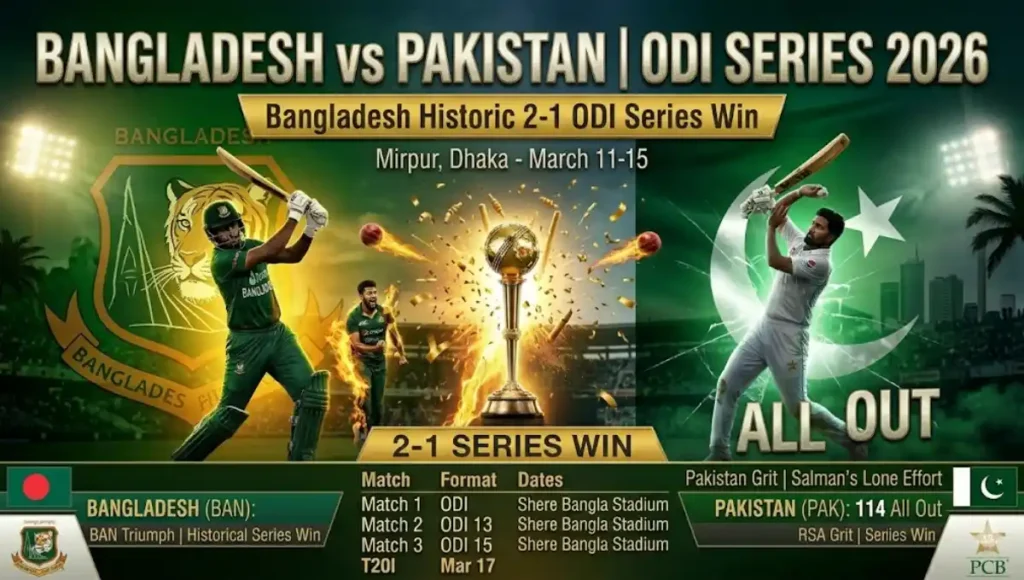 pakistan national cricket team vs bangladesh national cricket team match scorecard