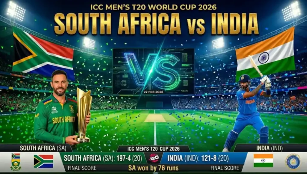 South Africa National Cricket Team vs India National Cricket Team Match Scorecard