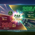 west indies cricket team vs pakistan national cricket team match scorecard