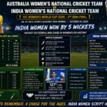 australia women's national cricket team vs india women's national cricket team match scorecard