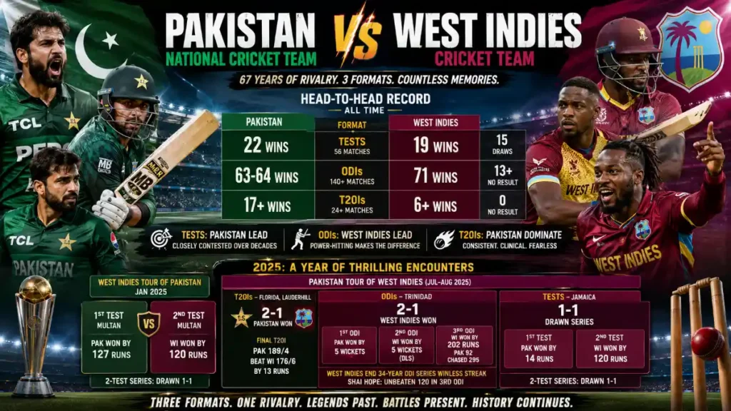 pakistan national cricket team vs west indies cricket team