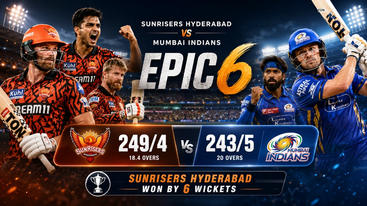 Sunrisers Hyderabad vs Mumbai Indians Match