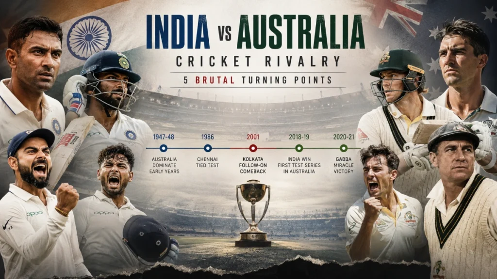India vs Australia Cricket Rivalry