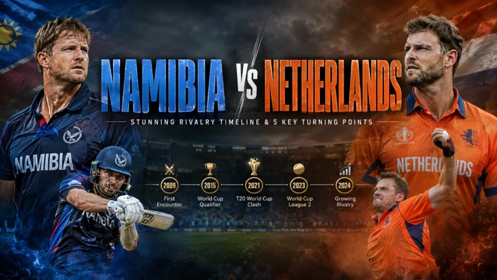 Namibia vs Netherlands National Cricket Team Timeline