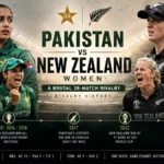 Pakistan Women's vs New Zealand Women's National Cricket Team Timeline