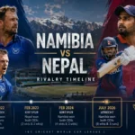 Namibia vs Nepal National Cricket Team Timeline