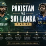 Pakistan vs Sri Lanka National Cricket Team Timeline