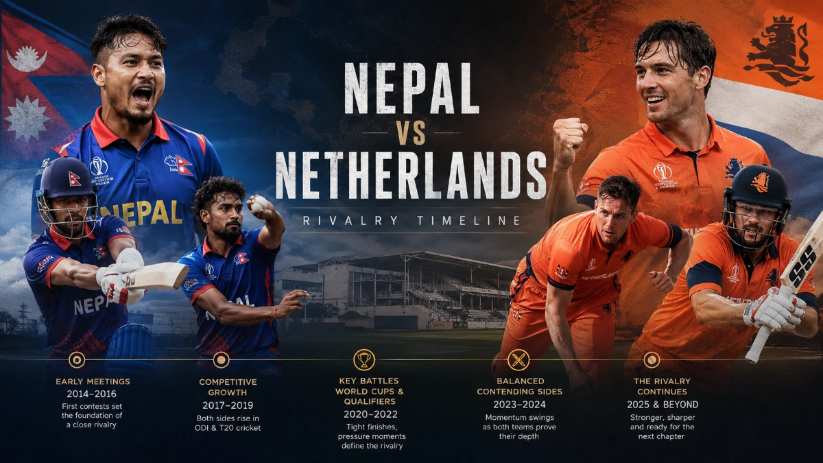 Nepal vs Netherlands National Cricket Team Timeline