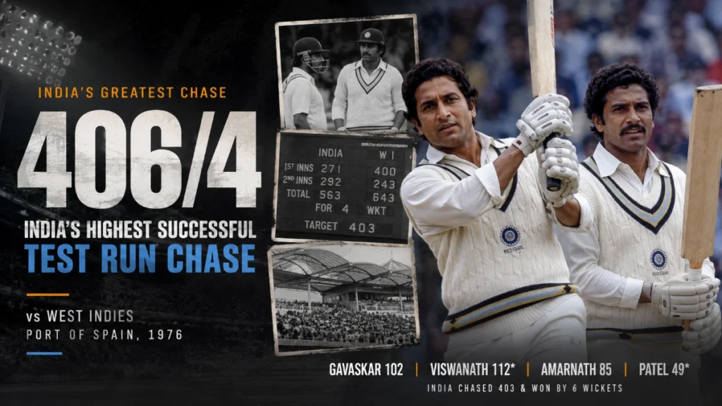 India's Highest Successful Run Chase in Test Cricket