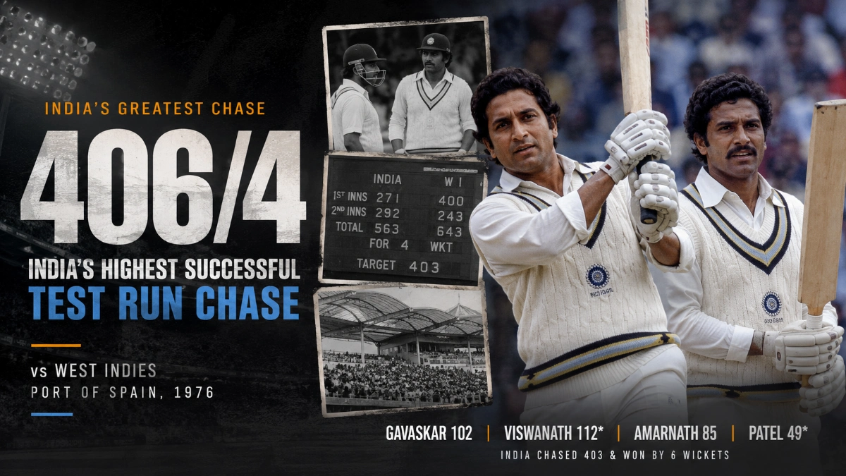 India's Highest Successful Run Chase in Test Cricket