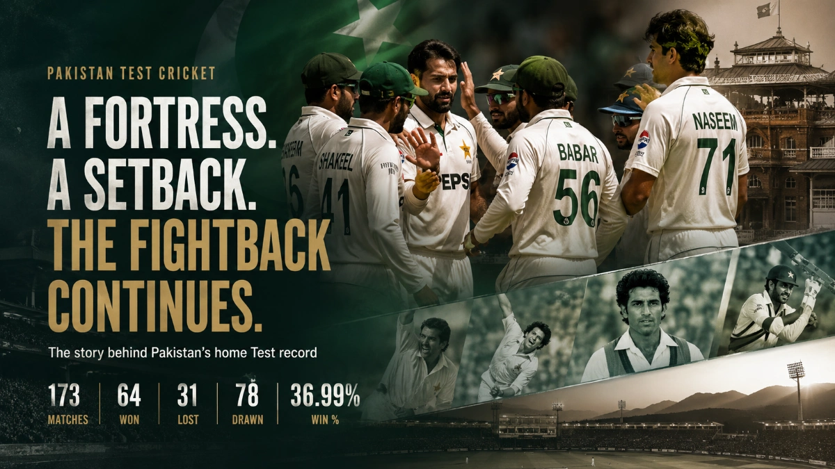 Pakistan National Cricket Team Home Test Record