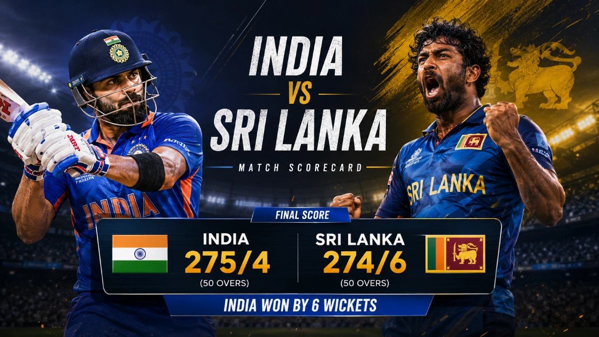 Sri Lanka vs India National Cricket Team Timeli