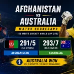 Afghanistan vs Australia Match Full Scorecard