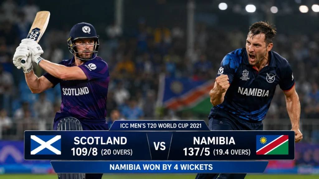 Namibia National Cricket Team vs Scotland Time