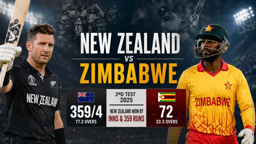 New Zealand vs Zimbabwe Head-to-Head