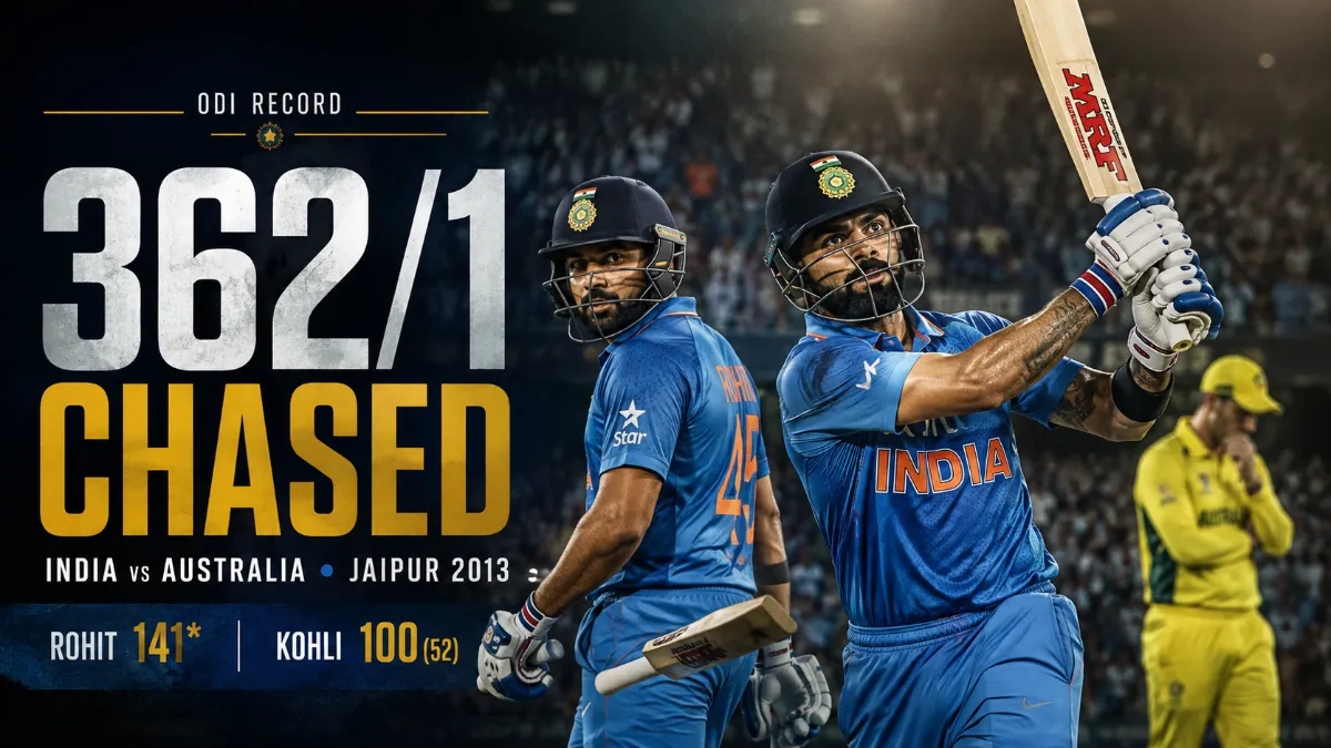 india national cricket team highest successful run chase in odi