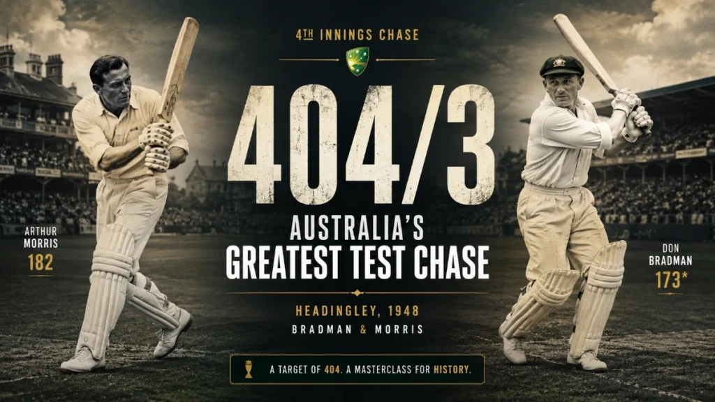 australia national cricket team highest successful run chase in test cricket