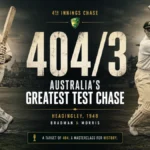 australia national cricket team highest successful run chase in test cricket
