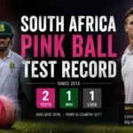 South Africa National Cricket Team Pink Ball Test Record