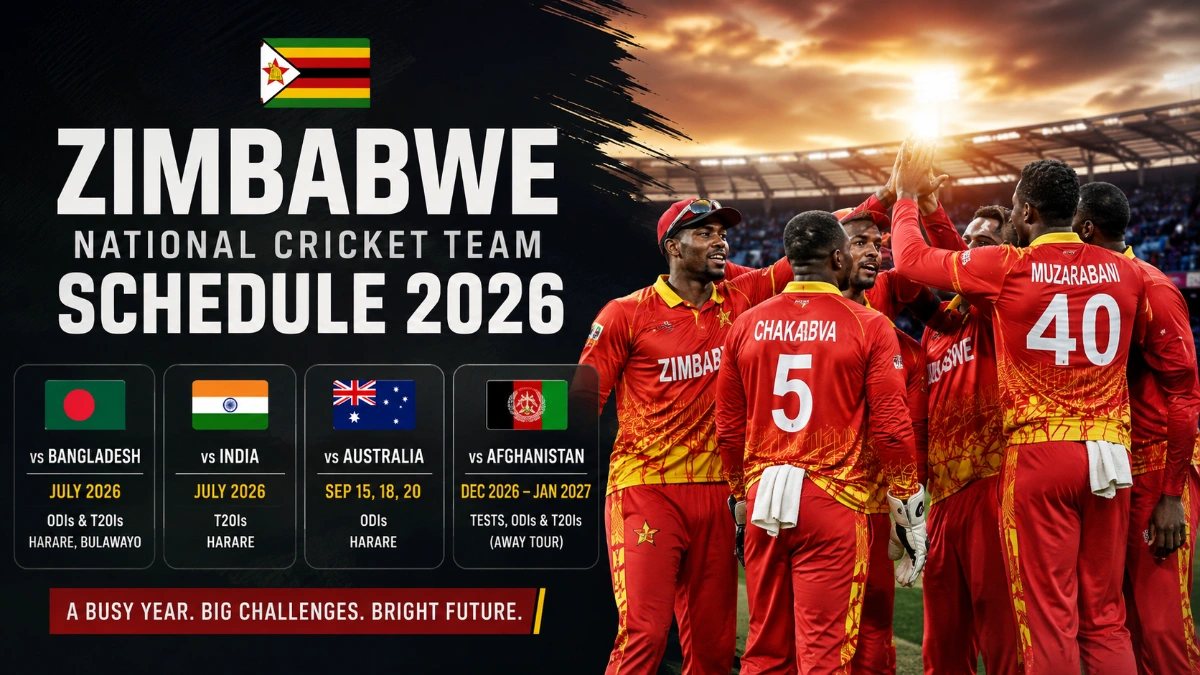 Zimbabwe National Cricket Team Schedule